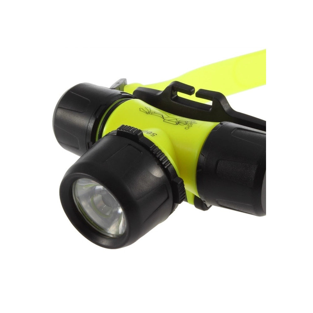 Trade Shop - Torcia Frontale Cree Led Subacquea Lampada Inclinabile Doppia Funzione Bl6800 -