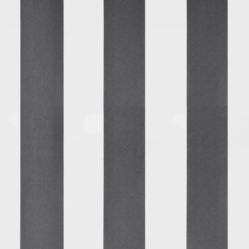 Tenda Retrattile Antracite e Bianca 3,5x2,5m Tessuto/Alluminio 3216124