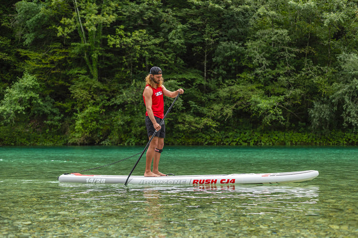 SUP Tavola Stand Up Paddle Gonfiabile 426x71x15 cm con Pagaia Zaino e Accessori Jbay.Zone Rush CJ4
