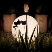 Lampada giardino sfera bianca 30cm E27 IP44 Eko-Light