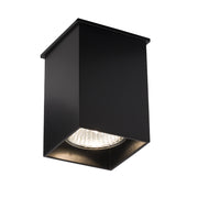 Spot soffitto quadrato nero 1xGU10 10W Shilo TODA 1101