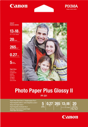 Canon Carta fotografia lucida PP-201 II Plus 5x7" - 20 fogli