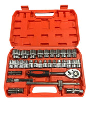CHIAVI A BUSSOLA KIT 32 PZ 1/2 8-32 mm VALIGETTA PLASTICA CRICCHETTO REVERSIBILE