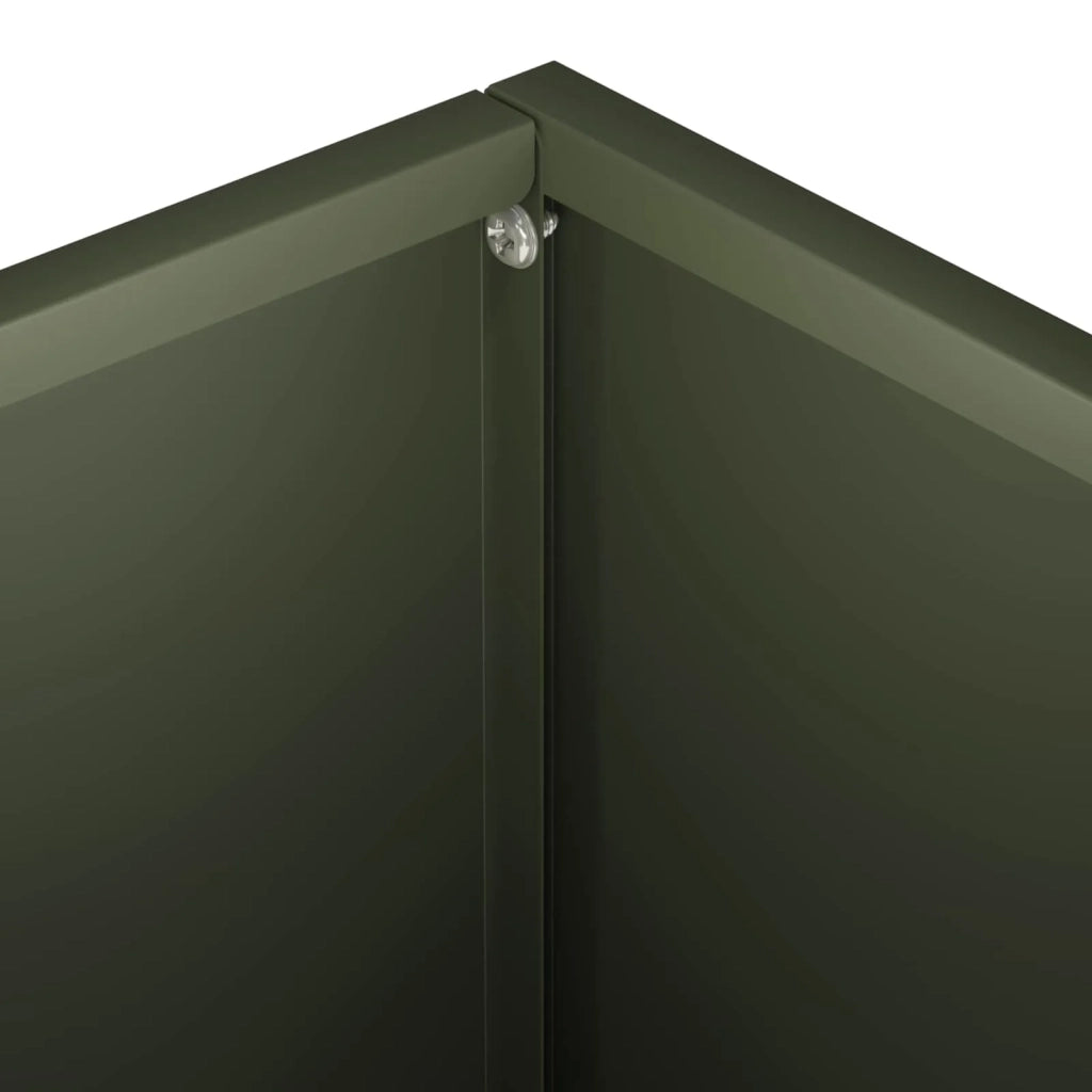 Vaso da giardino Verde Oliva 40 x 30 x 30 cm 8005196
