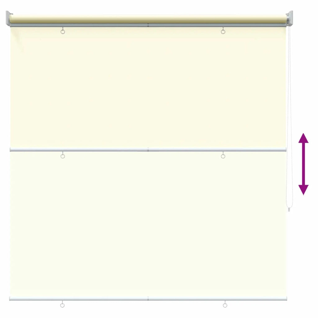 Voletta a rullo con protezione UV Crema 140 x 230 cm Poliestere