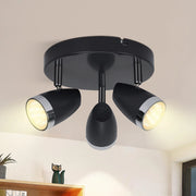 ZMH Faretto da soffitto a 3 luci da 12W orientabile a 350° Lampada da soffitto Soggiorno