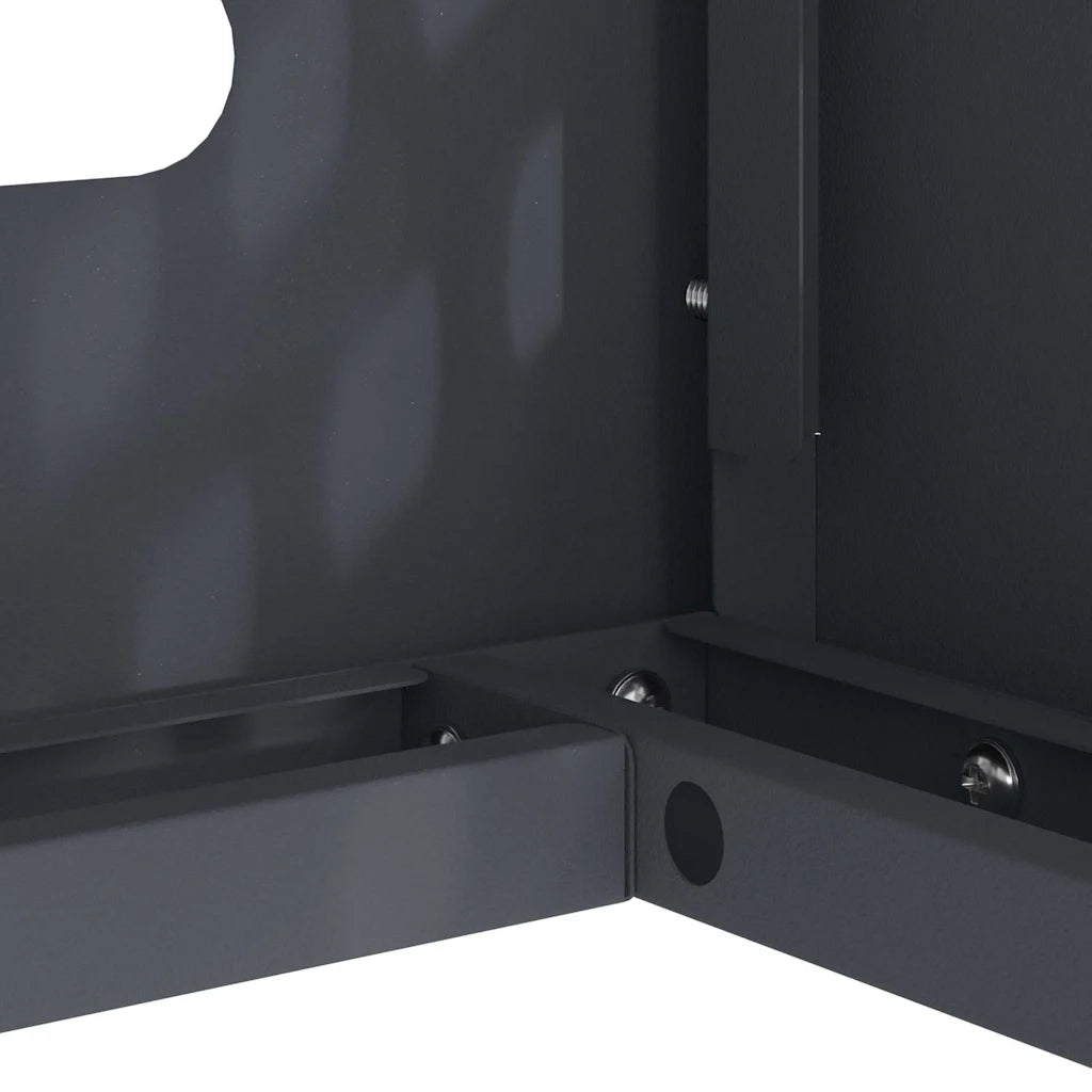 vidaXL Copertura per condizionatore d'aria Antracite 110 x 50 x 80 cm