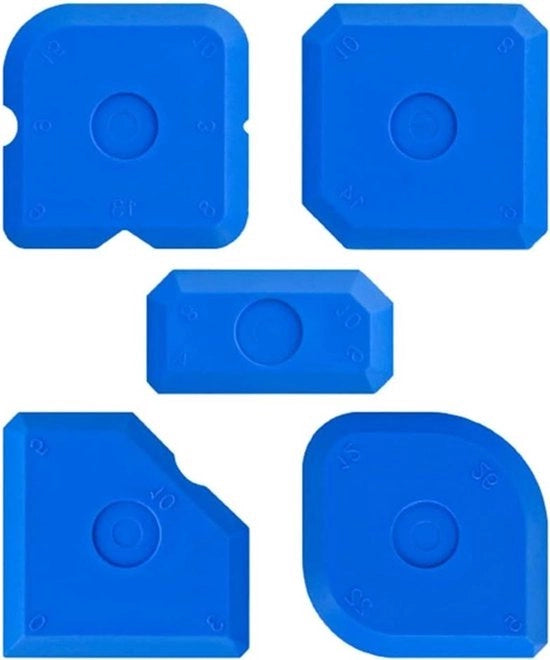 Kit di applicazione per silicone 5 pezzi - Applicatore blu - Adatto per modello blu