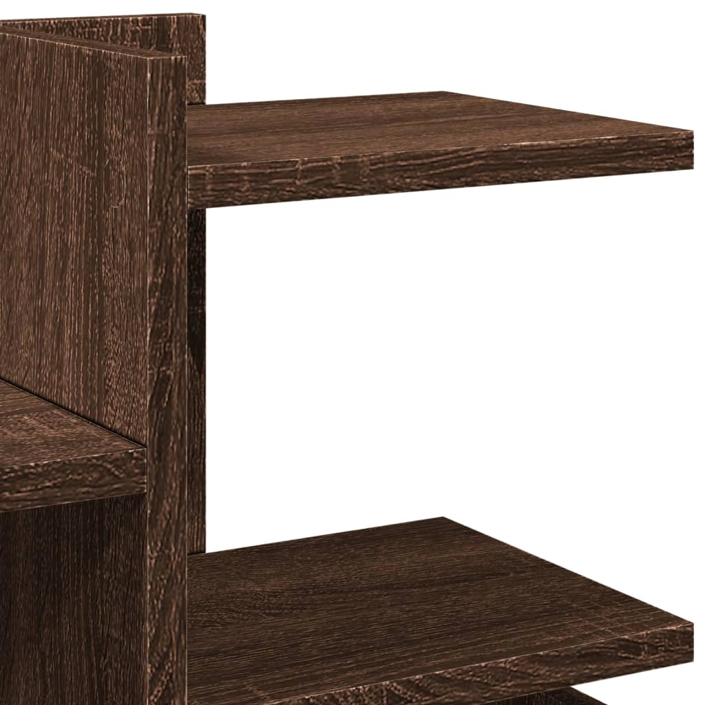 Mobiletto portaoggetti per ufficio 49 x 20 x 52,5 cm marrone 02_0043571