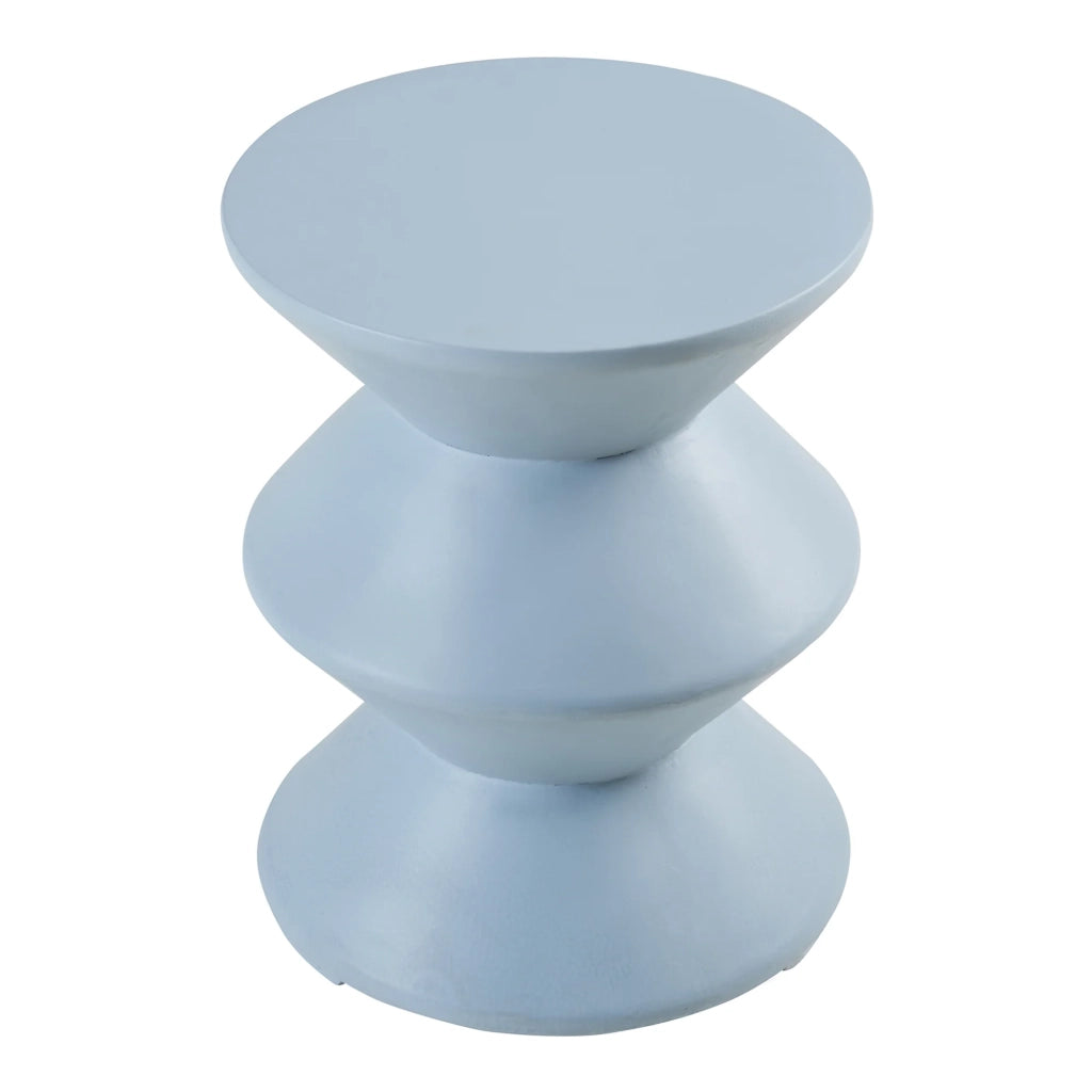 Tavolino laterale 47 x 37 cm azzurro 03_0010920