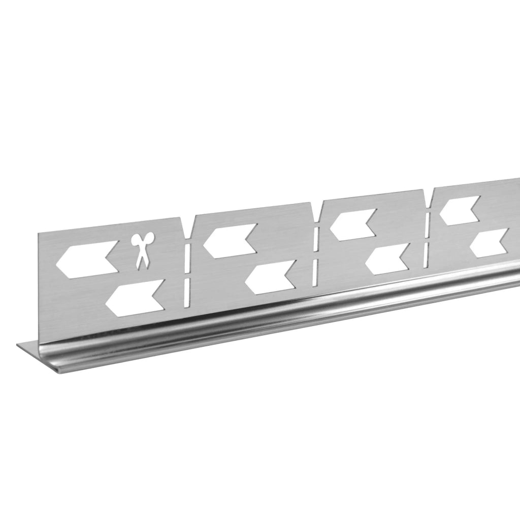 Profilo Doccia Pendenzato 100cm Brush Nickel destra