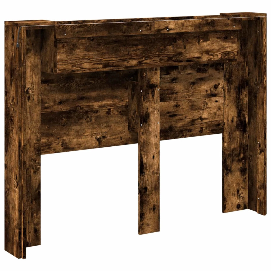 Testiera Letto Rovere Fumo Legno ingegnerizzato