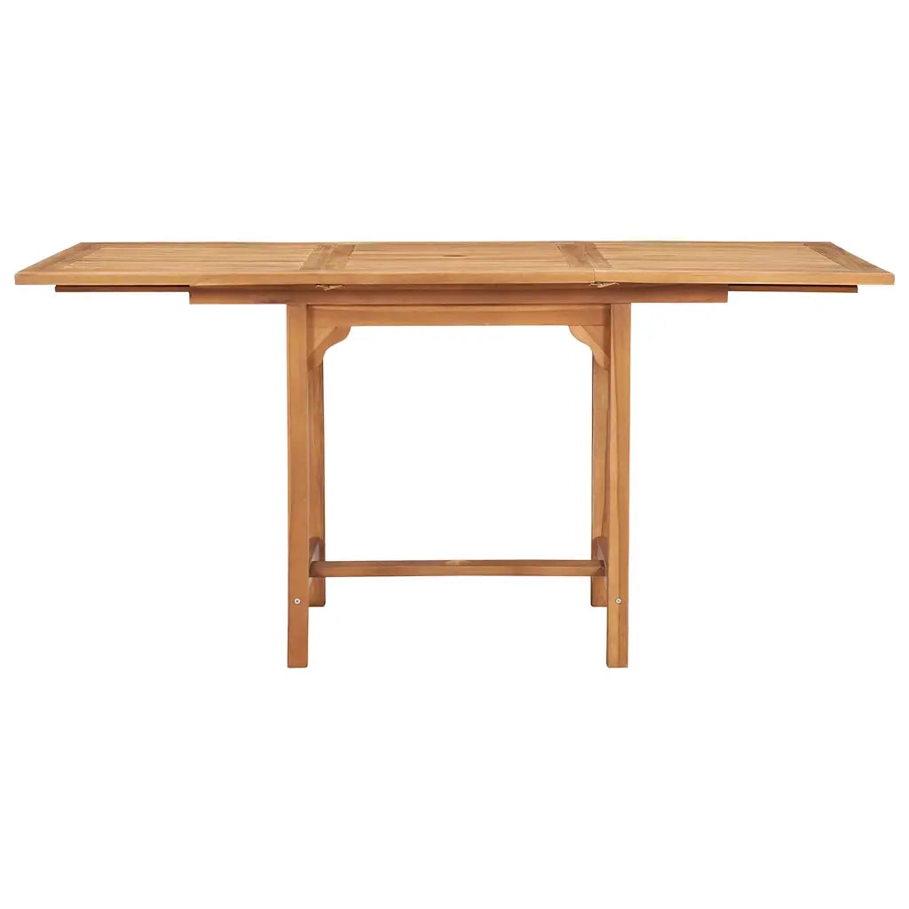Set da Pranzo da Giardino 7 pz in Legno Massello di Teak