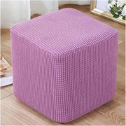 Cuscino quadrato per protezione piedi e poltrona con fondo elastico, tessuto ruvido e stiro a vapore, misura: 30x30cm - blu scuro