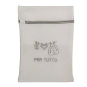 Trade Shop - Sacchetto Per Lavanderia Lavatrice Rete 30x40cm Biancheria Intimo Calzini Vestiti 59378 -