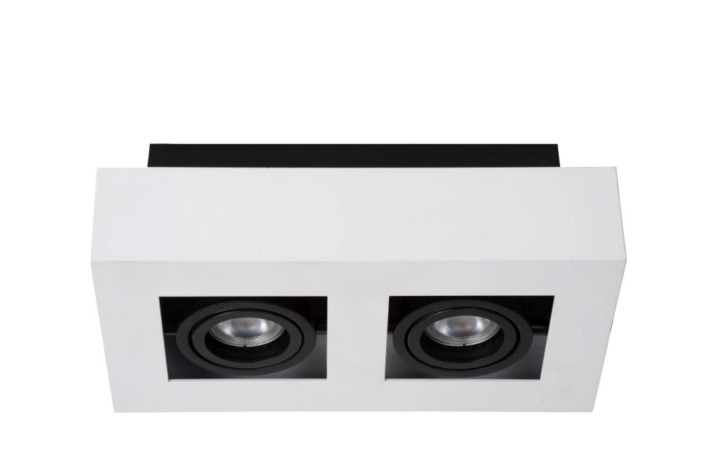 Faretto Lucide Xirax 2 luci bianco GU10 5W CCT 2200-3000K