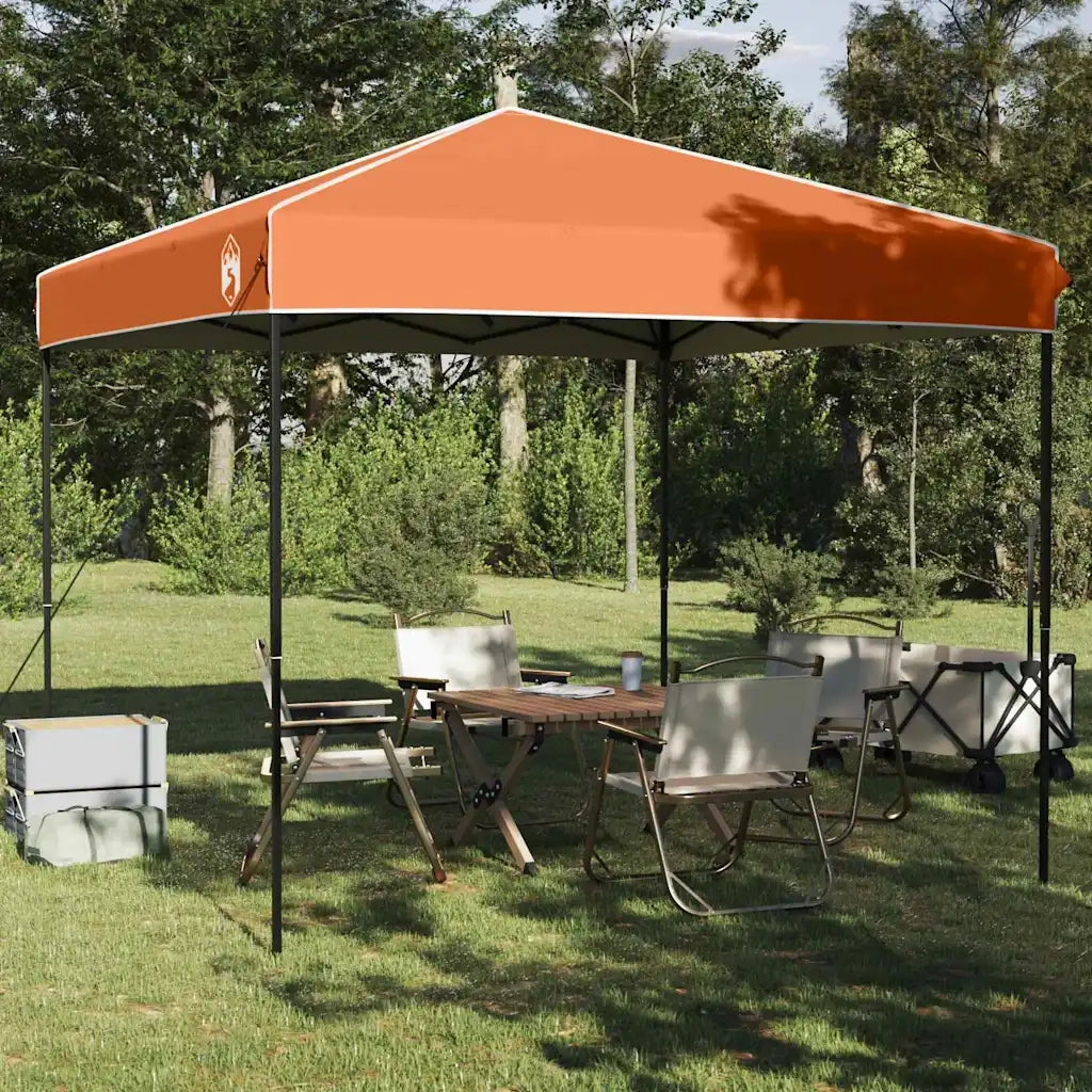 Tenda Gazebo Arancione 243 x 243 x 251 cm Tessuto 42007379