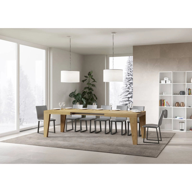 Tavolo allungabile 200/304x90 cm Naxy - Quercia Natura
