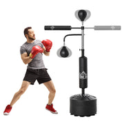 Punchingball da Boxe Regolabile in Altezza 160-230 cm con Speedballe e Reflexstange ¨C zephmum ¨C 360¡ã