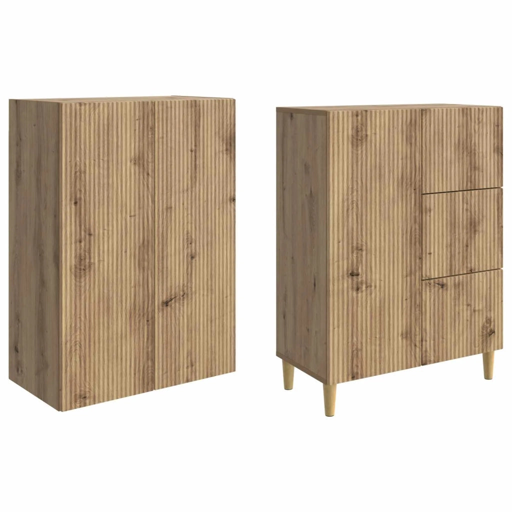 Set di armadi 2 pcs 66 x 34,5 x 90 cm Legno ingegnerizzato 3416582