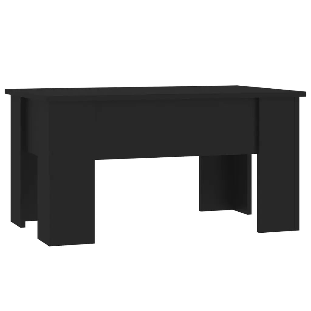 Tavolino da Salotto Nero 79x49x41 cm in Legno Multistrato cod mxl 10418