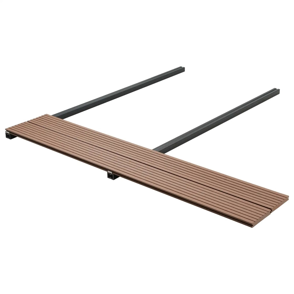 Pavimento da Deck 90 pcs Marrone Chiaro WPC 3444737