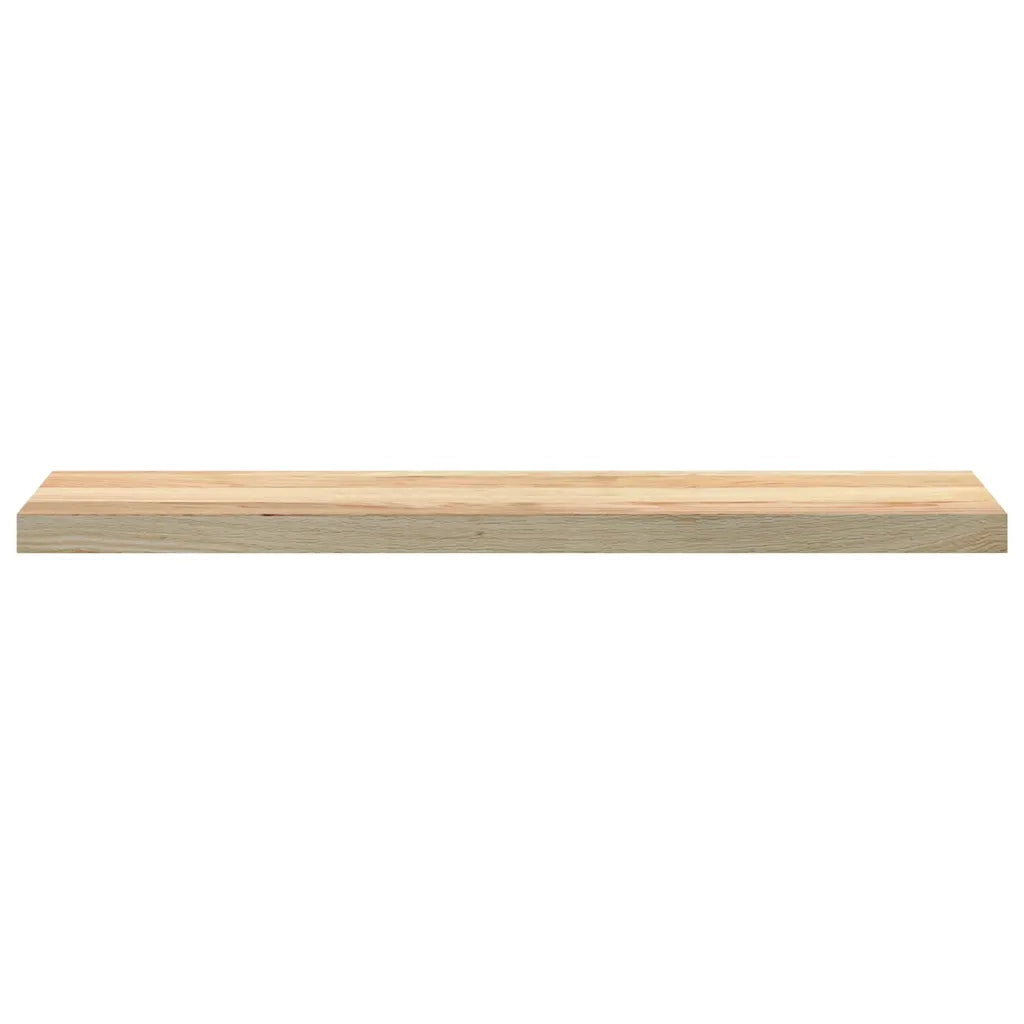 Davanzali 2 pz Non Trattati 100x20x2cm Legno Massello di Rovere