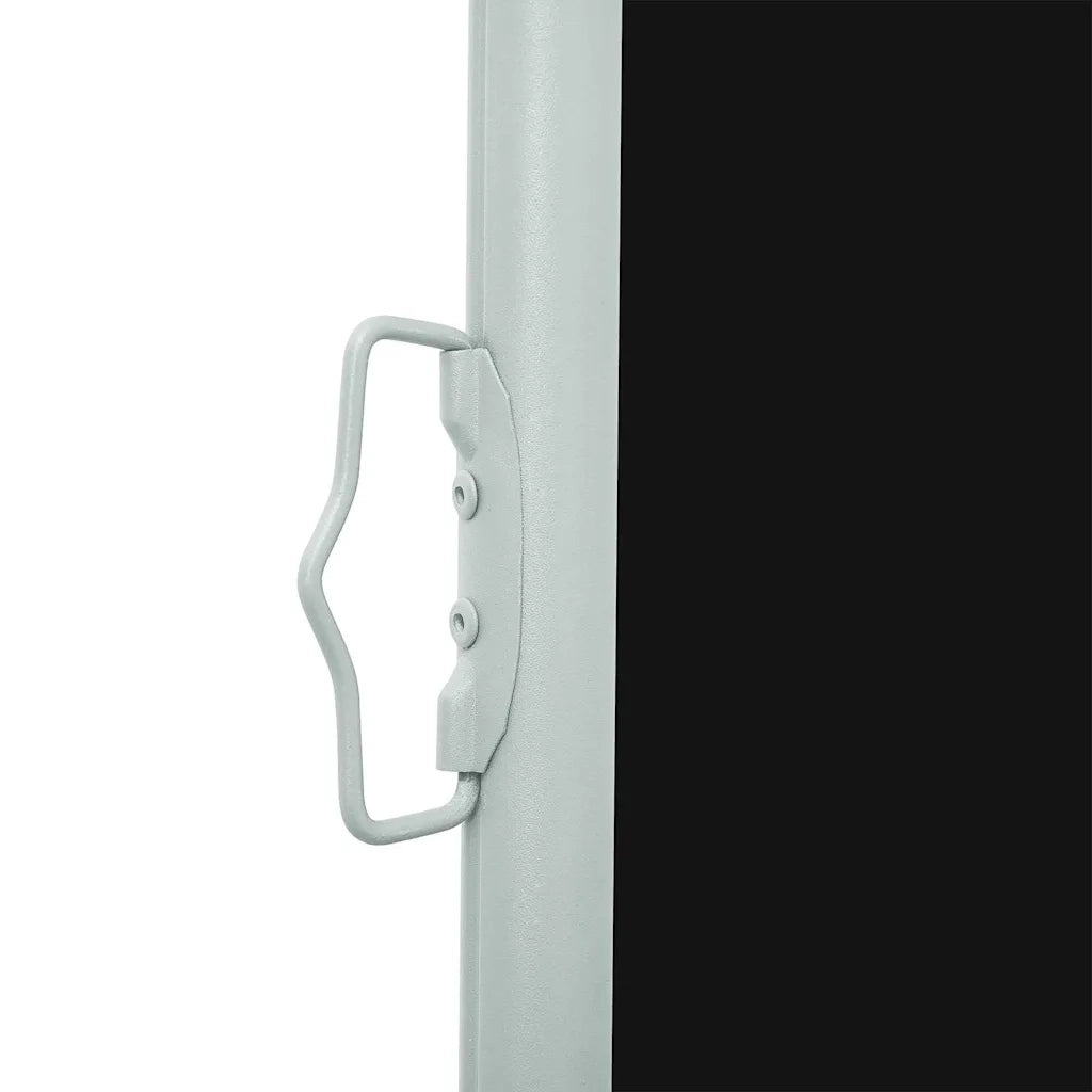 Tenda da Sole | Tenda laterale Retrattile per Patio 120x500 cm Nero