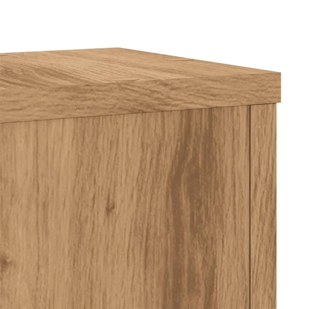 Portavasi mobili per fiori set da 2 fatti a mano legno ingegnerizzato marrone 02_0045288