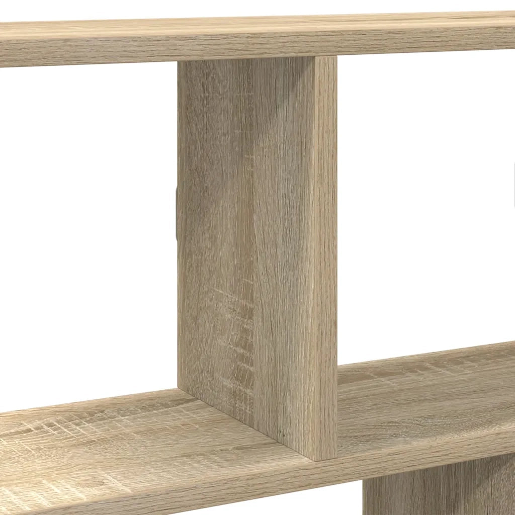 Mensola a Cubo da Muro 12 Scomparti in Truciolato Rovere Sonoma 860015