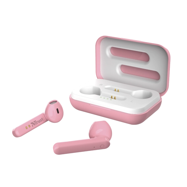 TRUST PRIMO TOUCH (23782) - AURICOLARI WIRELESS BLUETOOTH 5.0 - ROSA