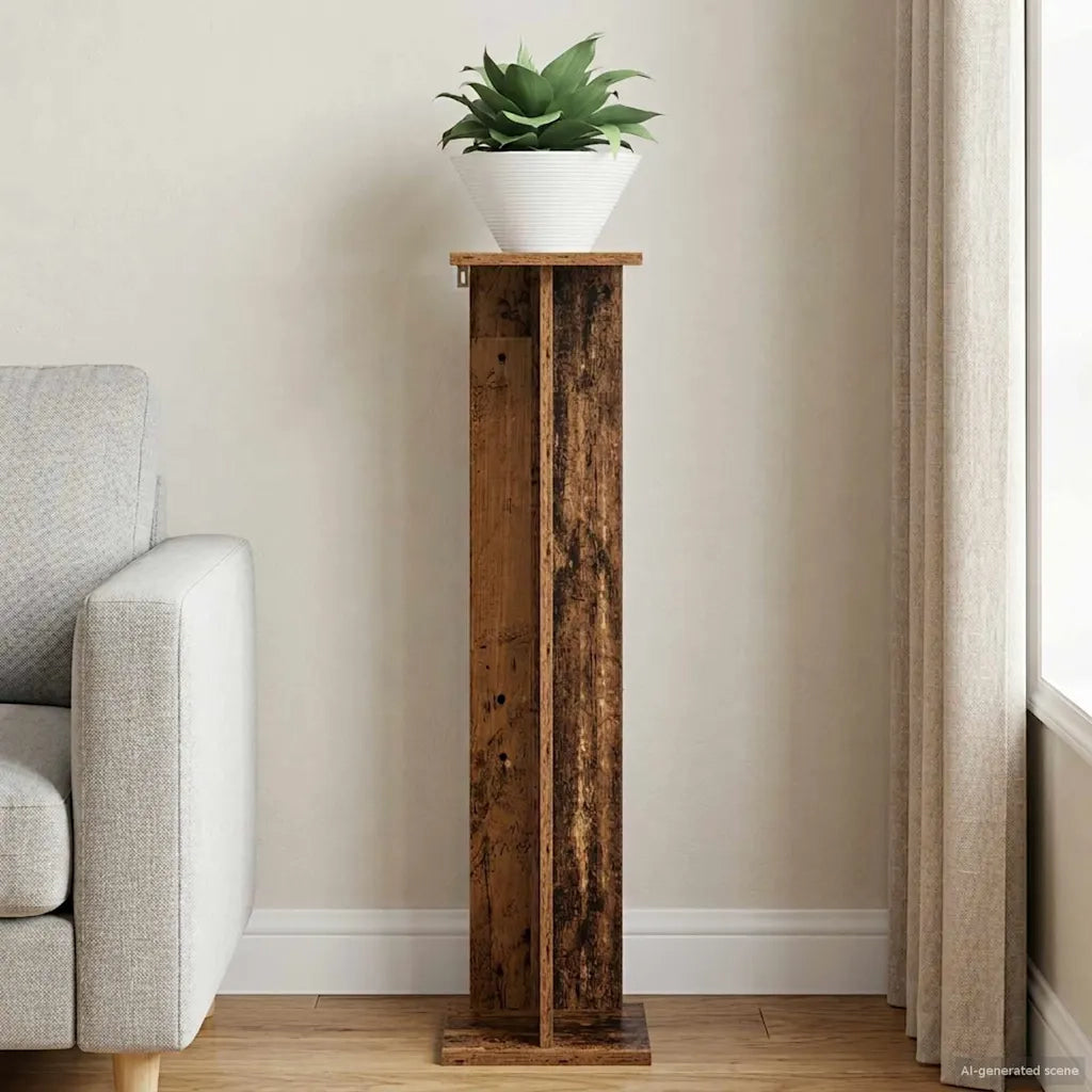Supporto per piante Legno vecchio 25 x 25,5 x 100,5 cm
