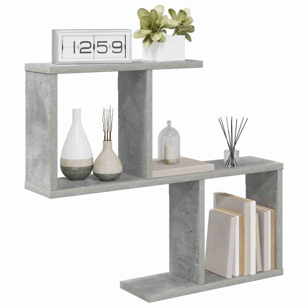 Scaffale da parete Grigio Cemento 60 x 12 x 50,5 cm 8012263