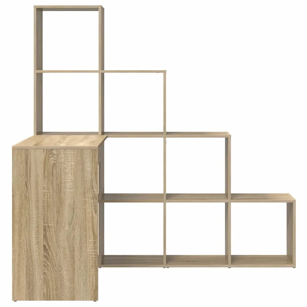 vidaXL Scrivania ad angolo rovere sonoma 101,5 x 149,5 x 149,5 cm