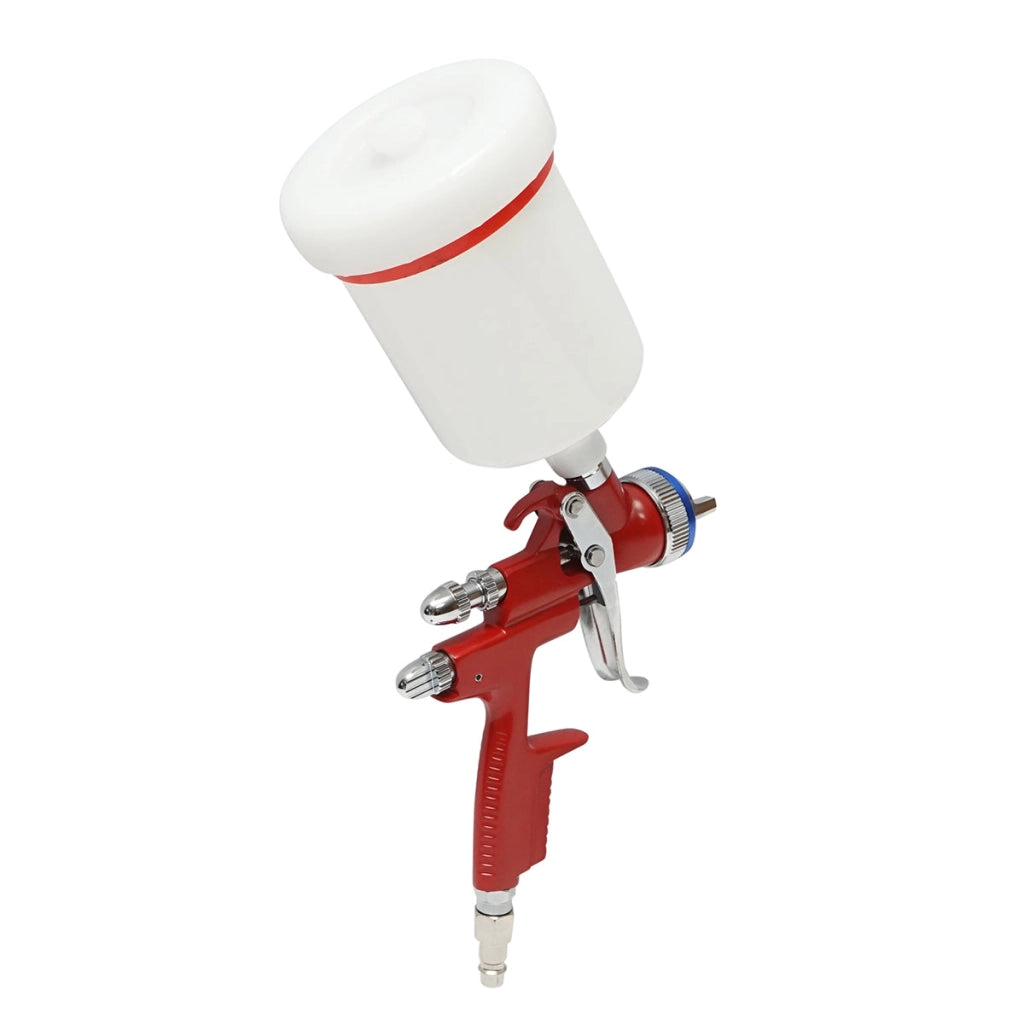 Pistola per verniciatura ad aria compressa 500 ml, ugello 1,3 mm, portata 180 ml/min, pressione max 4 bar