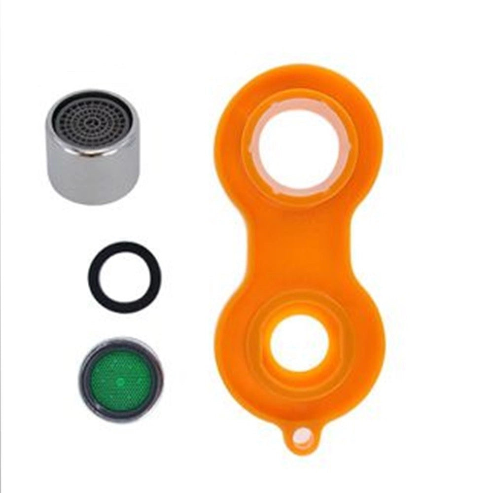 Trade Shop - Set 4 Pezzi Aeratore Per Rubinetti F22 In Abs Filtro Rompigetto Con Chiave 59034 -