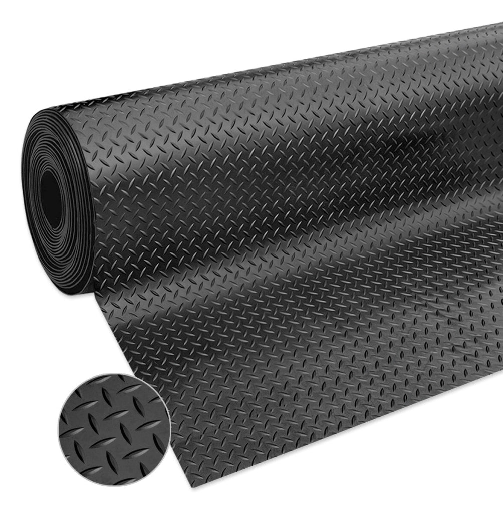 Passatoia Gomma Isolante Antiscivolo Tappeto Copri Pavimento Lamiera Zerbino Robusto 100x1500 cm