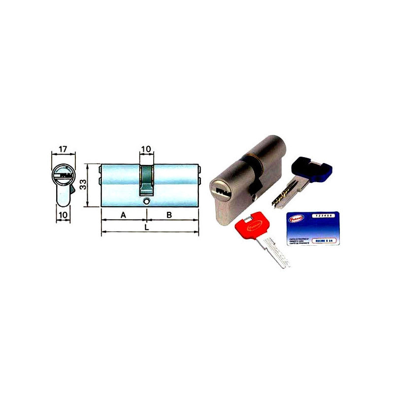 Cilindro Infilare 65-30-35 Secur S3400 Potent