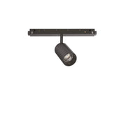 Faretto Binario Singolo Ego Alluminio Nero 1 Luce 8W 3000K Luce Calda 1-10V