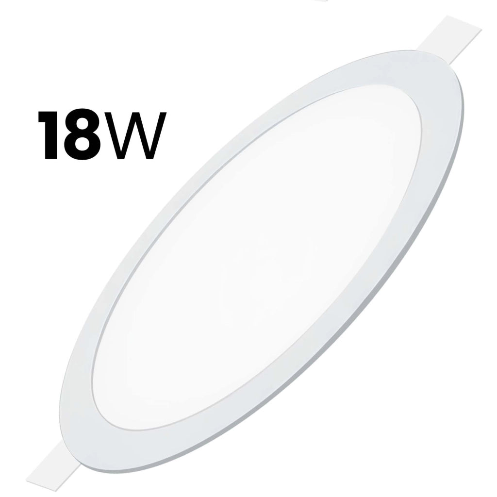 Pannello LED Rotondo Incassato 18W 22cm con 3 Temperature di Colore Regolabili Bianco Avizar