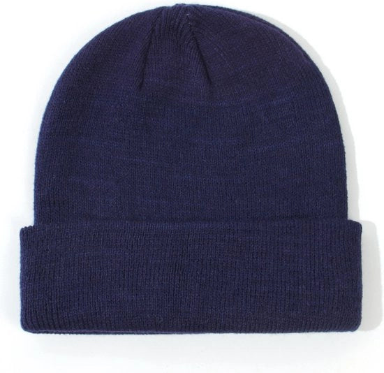 Mutte per bambini da esterno - copricapo per neonati e bambini - calza per bambini - mutte per bambini da 2 a 6 anni - colore blu scuro - 19*18cm