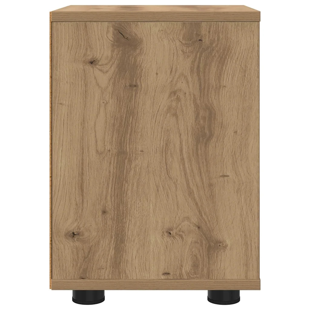 Comodini 2 pz-Set di 2 Tavolino da notte Rovere artigianale 30,5 x 30 x 43 cm