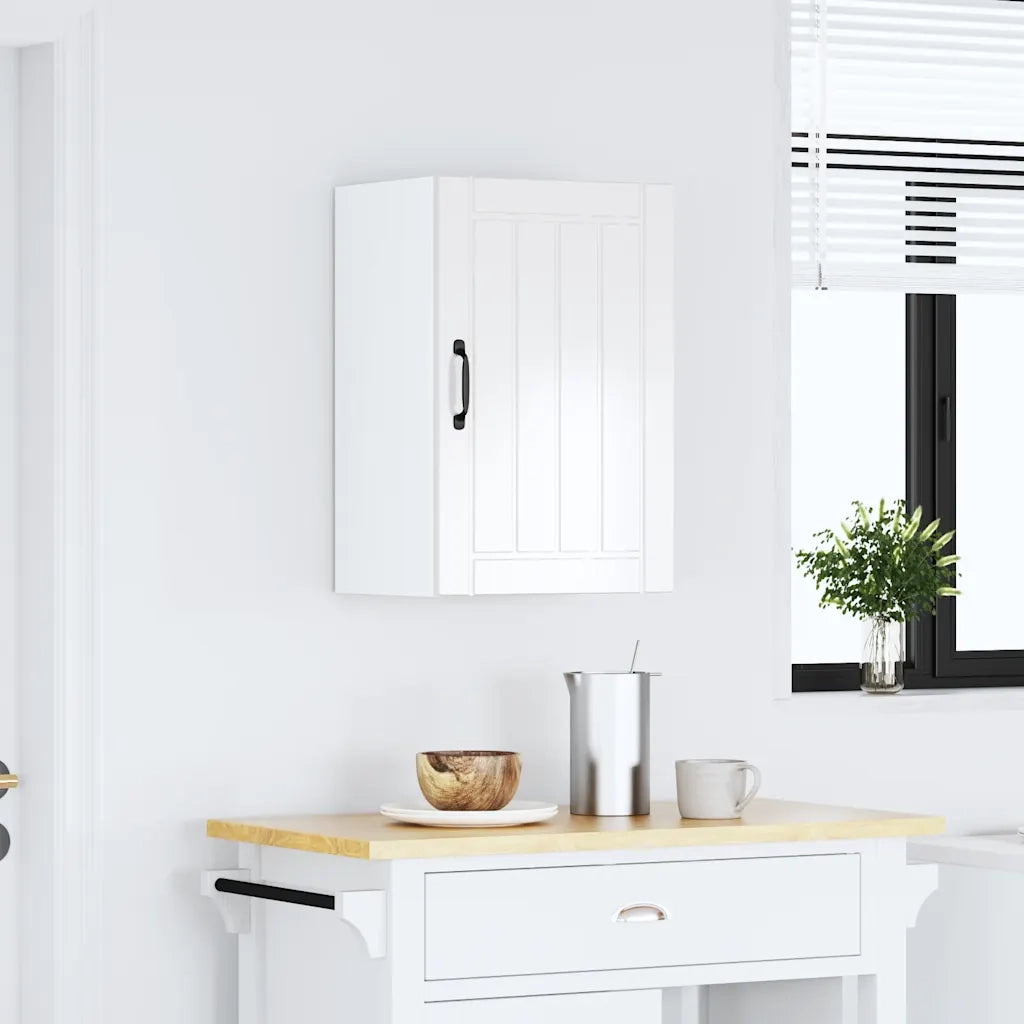 Pensile da Cucina Lucca Bianco Lucido in Legno Multistrato