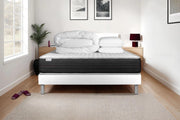 Pacchetto letto completo - Materasso 200x200cm + Box spring con doghe (kit) + 2 cuscini + Piumino - Vitalmemo One
