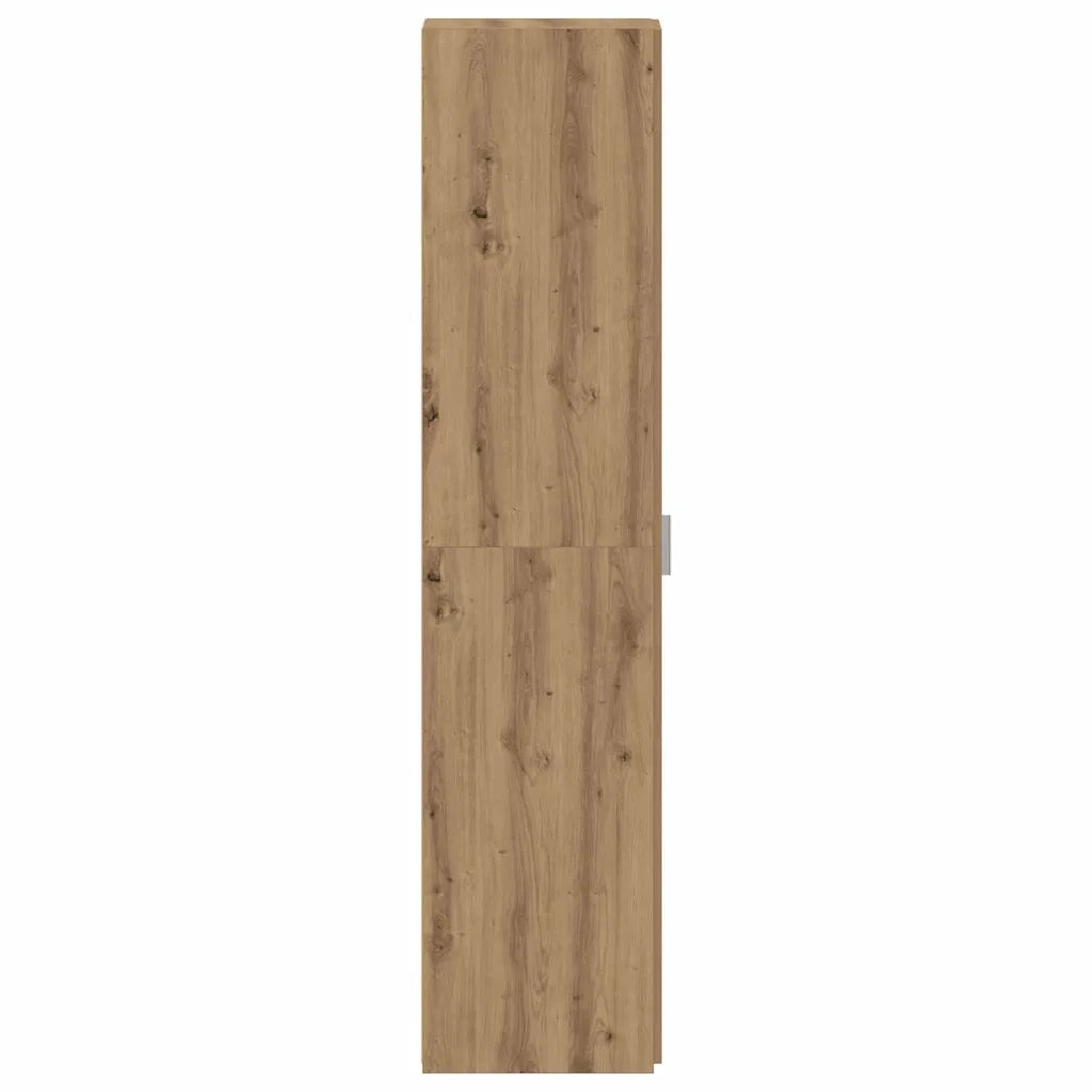 Credenza 2 pz-Set di 2 Buffet-Armadio da cucina Rovere artigianale 30 x 42,5 x 185 cm