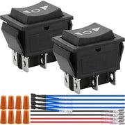 Schaltabattia 6 Pin 3 Posizione ACCENDI/SPENTA/ACCENDI Momentanea Polarità Inversa Schaltabattia DC 12V 10A Regolazione Motore AC 110V-220V DPDT Auto Avviamento 2 PEZI