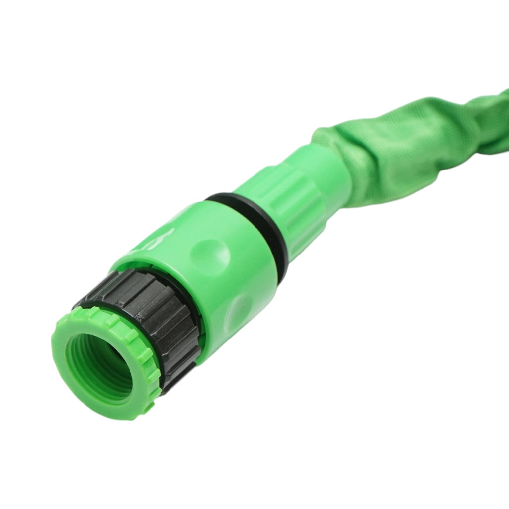 Tubo da giardino estensibile TPE 10-30 m con pistola regolabile a 7 modalità, adattatore 3/4 e raccordo rapido 1/2
