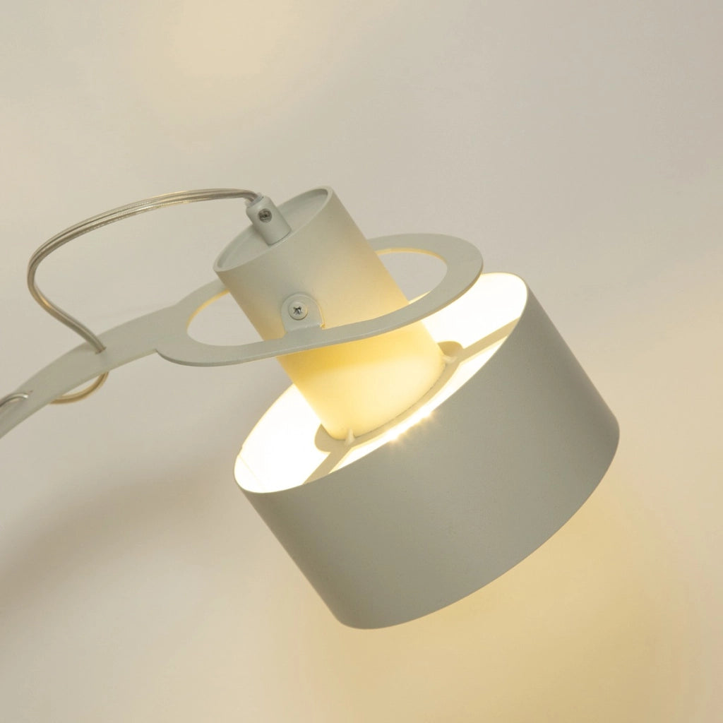 Lampada da tavolo industriale grigio-beige E27 15W RIF