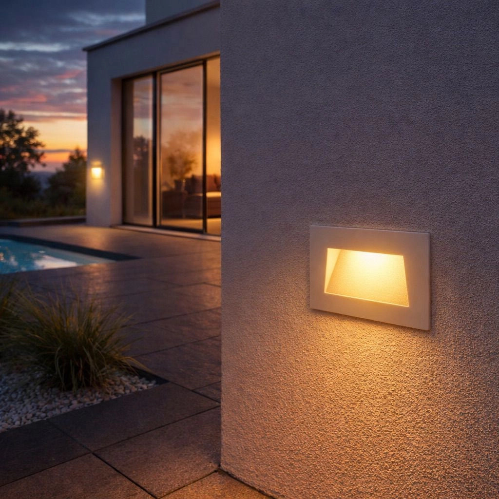 FARETTO LED SEGNAPASSO DA 5W PER INTERNI ED ESTERNI CON LUCE BIANCA NATURALE 4000K - PERFETTA PER GIARDINI SCALE E VIALI