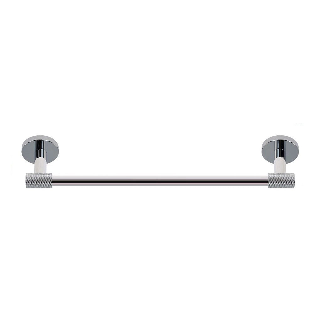 Trade Shop - Porta Asciugamani Lungo Da 40 Cm In Acciaio Cromato Accessorio Per Arredo Da Bagno 87922 -